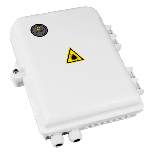 16-fiber wall-mounted distribution box, outdoor, IP65